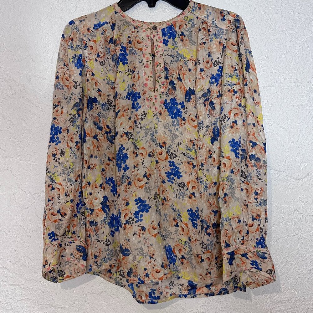 Rebecca Taylor 100% Silk Floral Blouse – Size 0 – Nordstrom